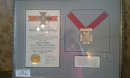 Private John M. Miles - Confederate Roll of Honor