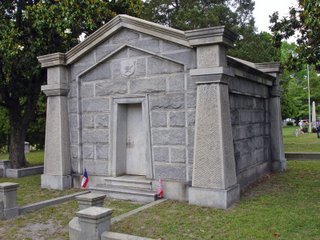 Mahone Mausoleum at Blanford Cemetery in Petersburg, Virginia