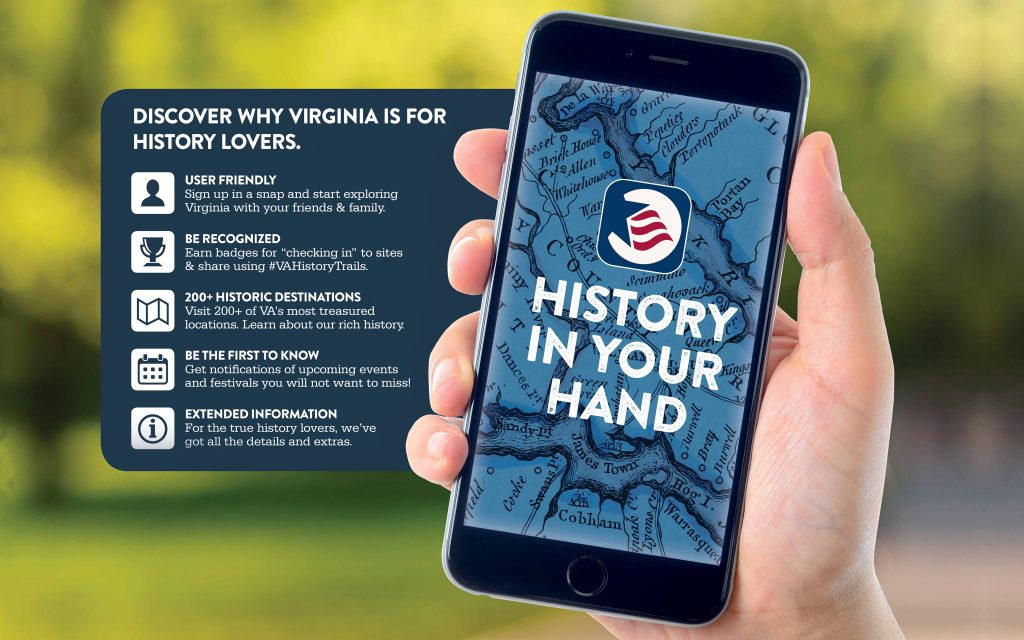 Virginia History Trails App: History in your Hand